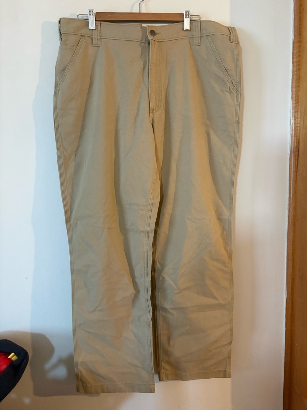 Carhartt Men's Tan Chino work Pants 40 x 32